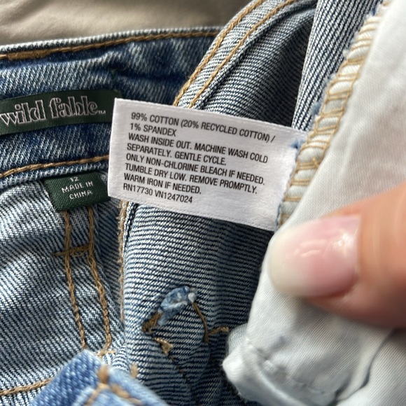 Wild Fable super high-rise straight jeans medium wash - Picture 8 of 8